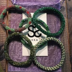 Sashka Co Beaded Bracelets Set of 5 B30